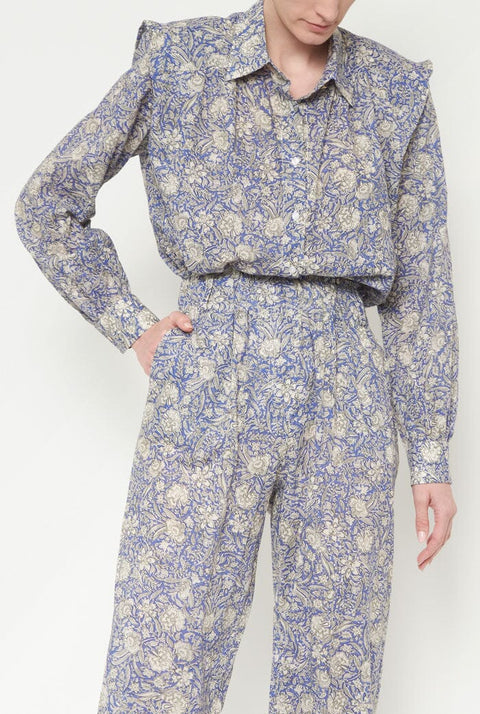 Marieta Blue Flowers