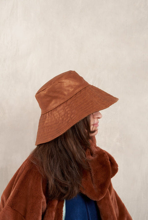 Mavari brown pana hat