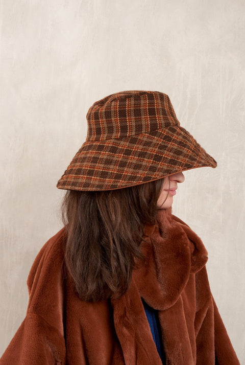 Mavari brown pana hat