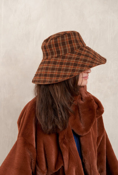 Mavari brown pana hat