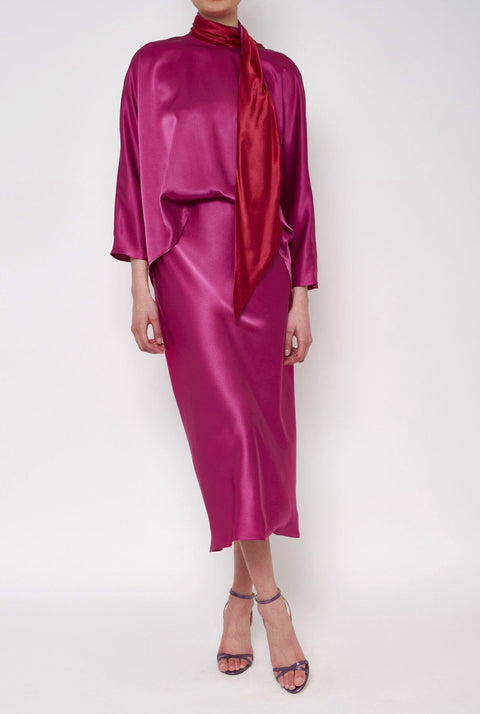 Maxi Falda Lencera Fucsia PRE-ORDER