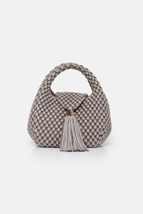 Menemsha small ash grey & cream beige