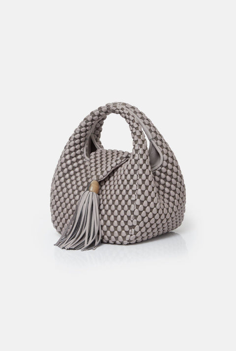 Menemsha small ash grey & cream beige