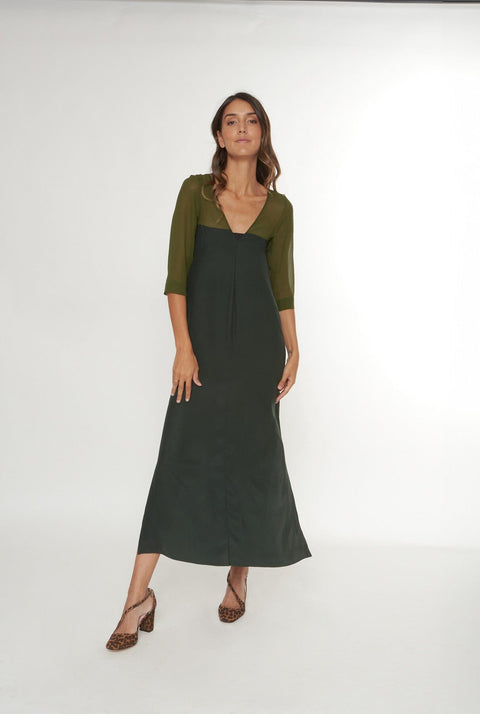 Mina Dress Green