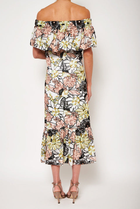 Miranda dress algodon bordados