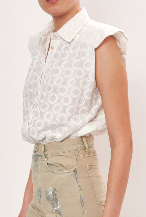 Miru Sleeveless Embroidery