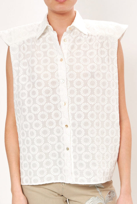 Miru Sleeveless Embroidery