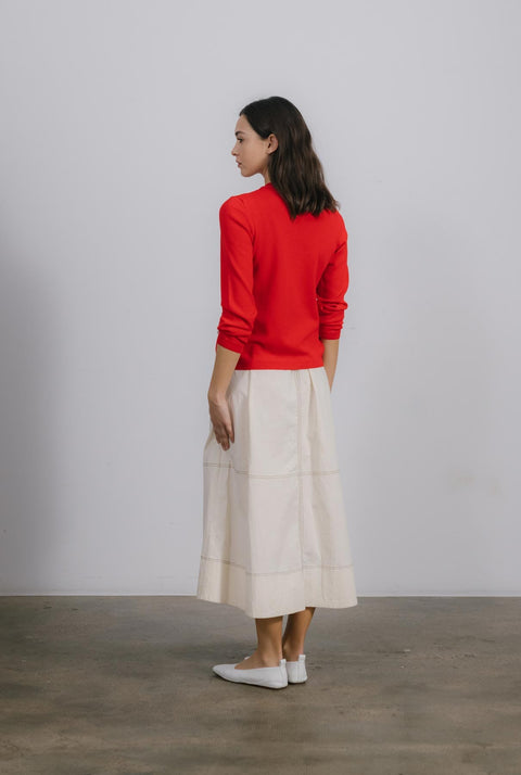 Montse Cardigan Red