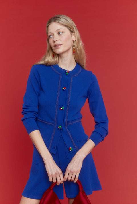 Montse Cardigan - Royal Blue
