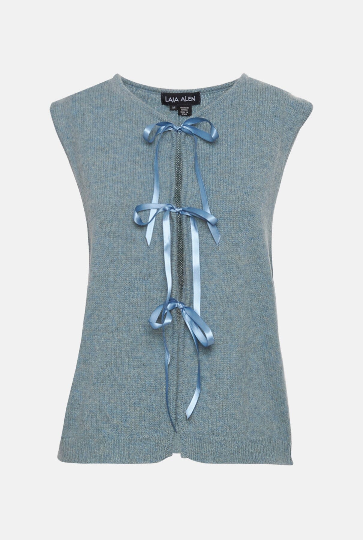 Mumi bow vest - Sky Blue