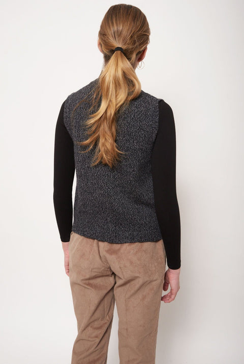Mumu pearl black vest