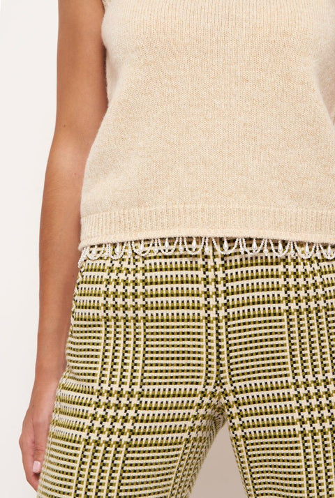 Mumu pearl white vest