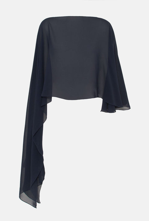 Olga Blue Navy Cape Mottainai