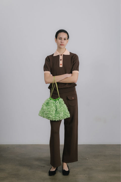 Omi Bag Flowers Green