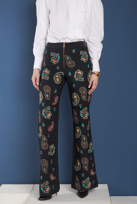 PANTALÓN BORDADO PAISLEY