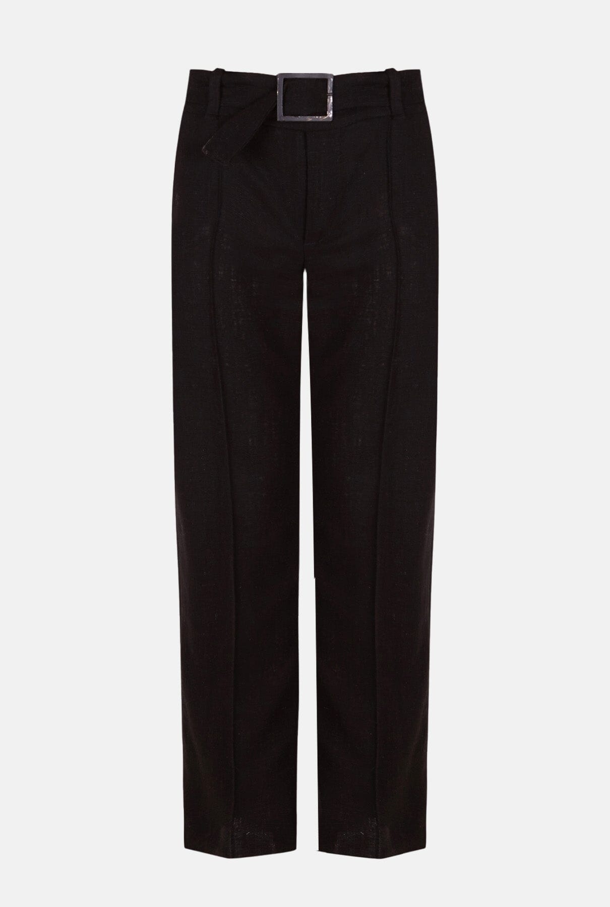 Pantalón de lino negro