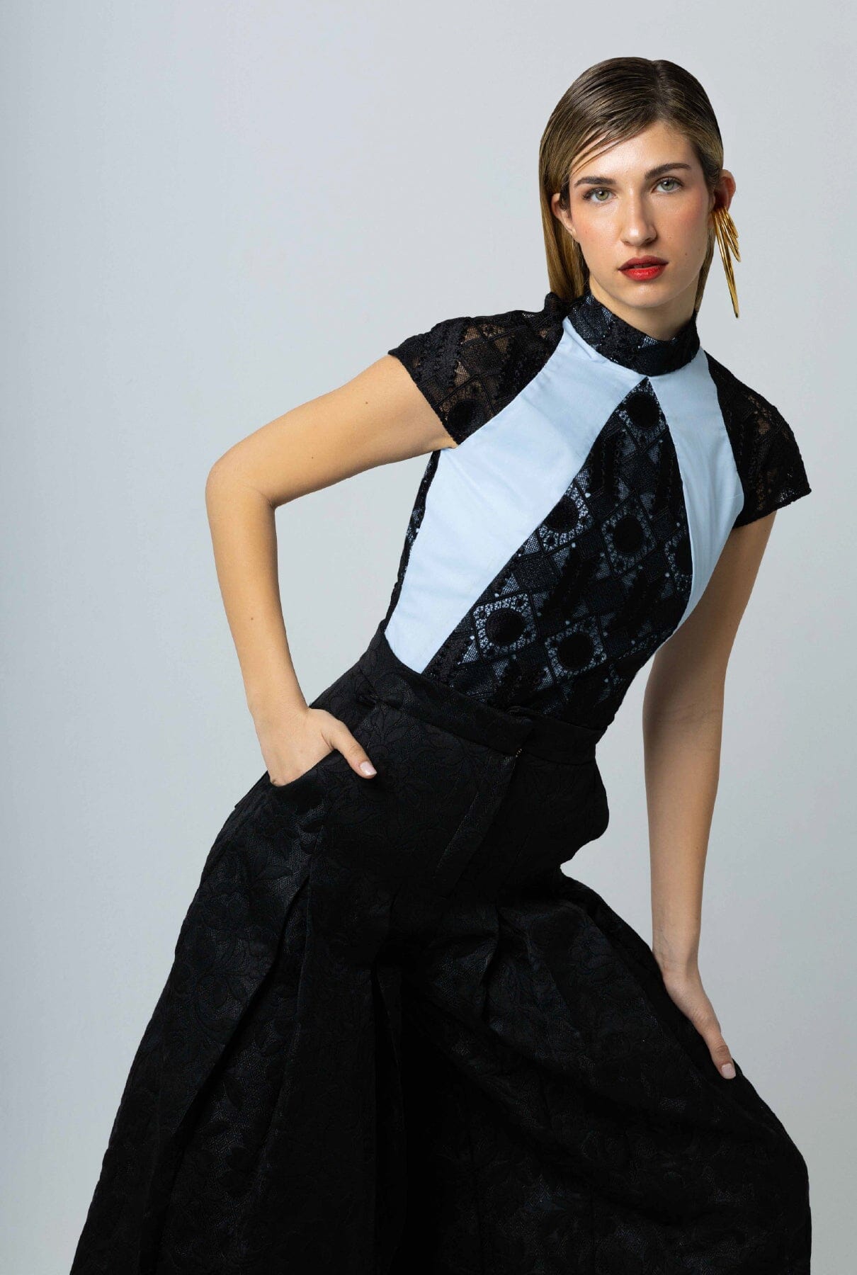 Pantalón maxi pinzas