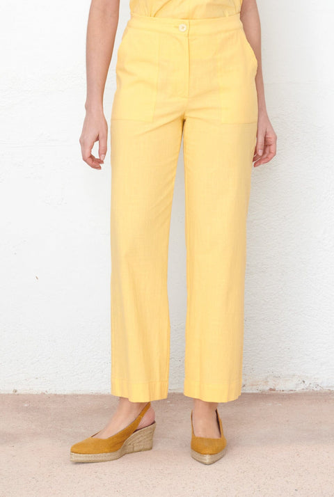 Pantalón Rocío amarillo