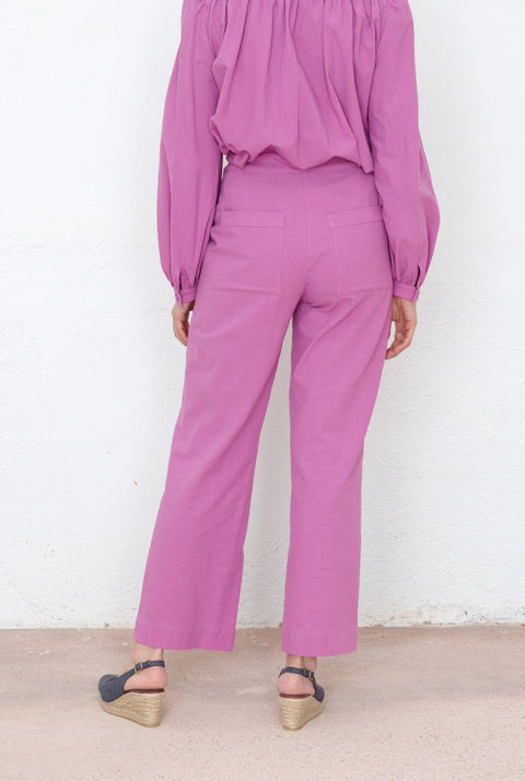 Pantalón Rocío buganvilla