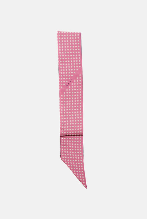 Pañuelo bandeau morado topos