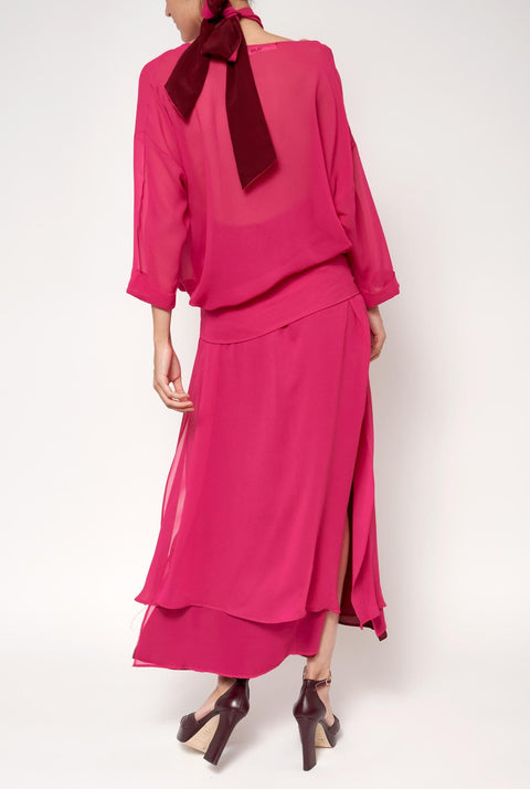 Persefone Overdress Fucsia