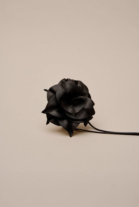Pletórica Black Leather Necklace