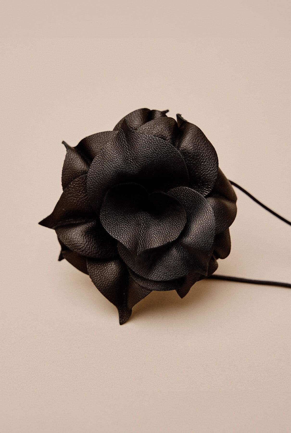 Pletórica Black Leather Necklace