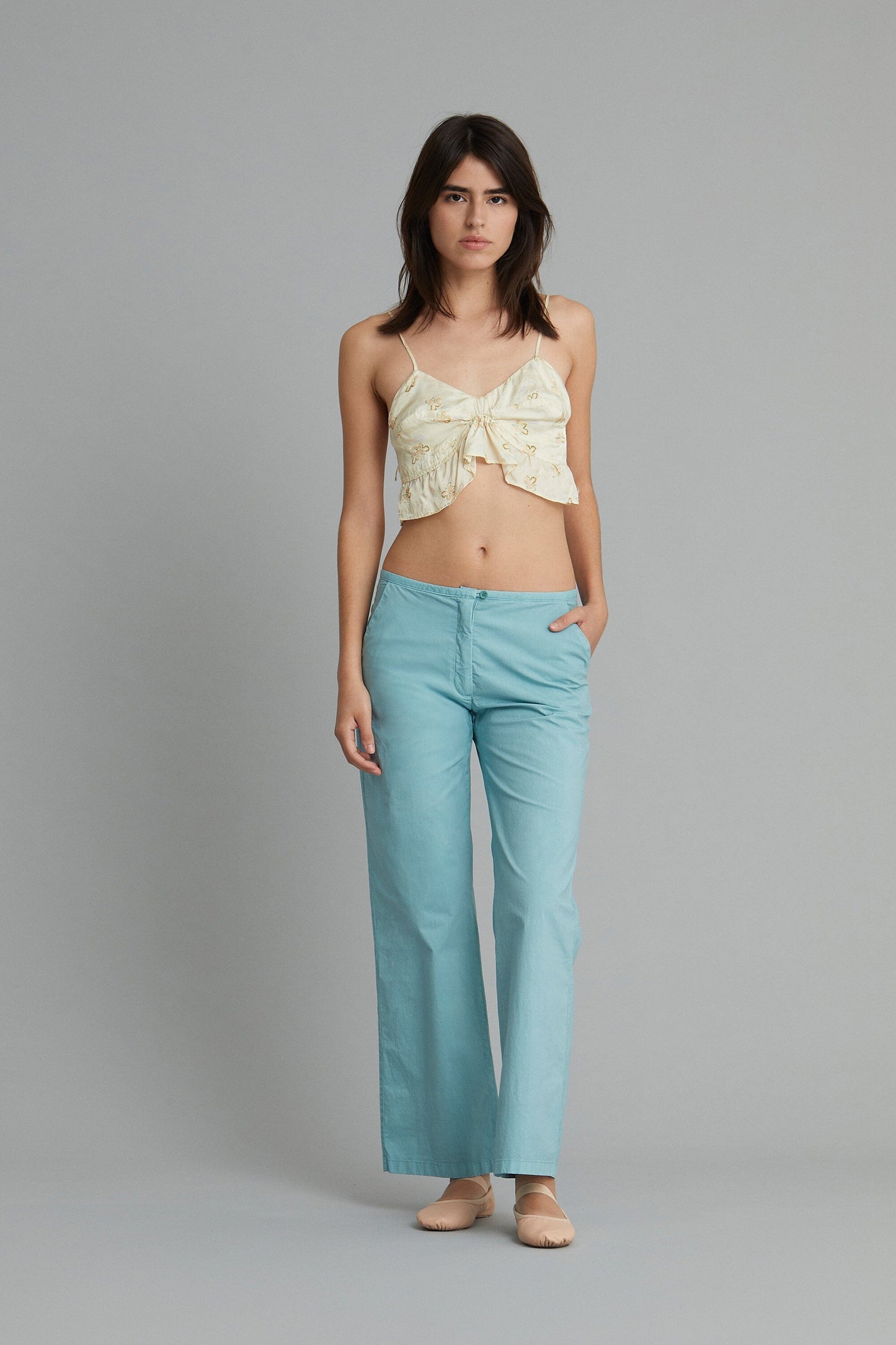 Poplin 922 Capri Pants