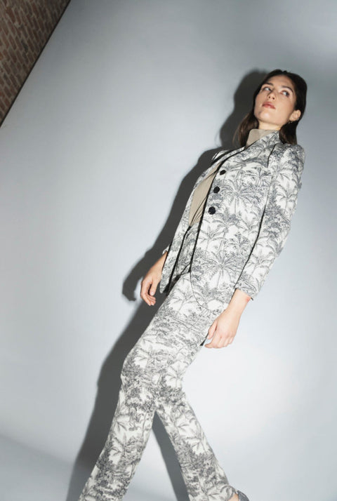 Preorder Blazer Eugenia Toile de Jouy