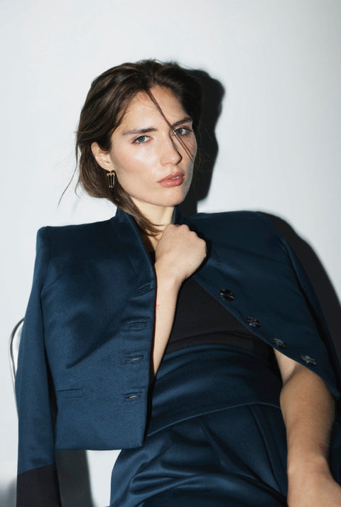 Chaqueta Carmen Marino-Negro