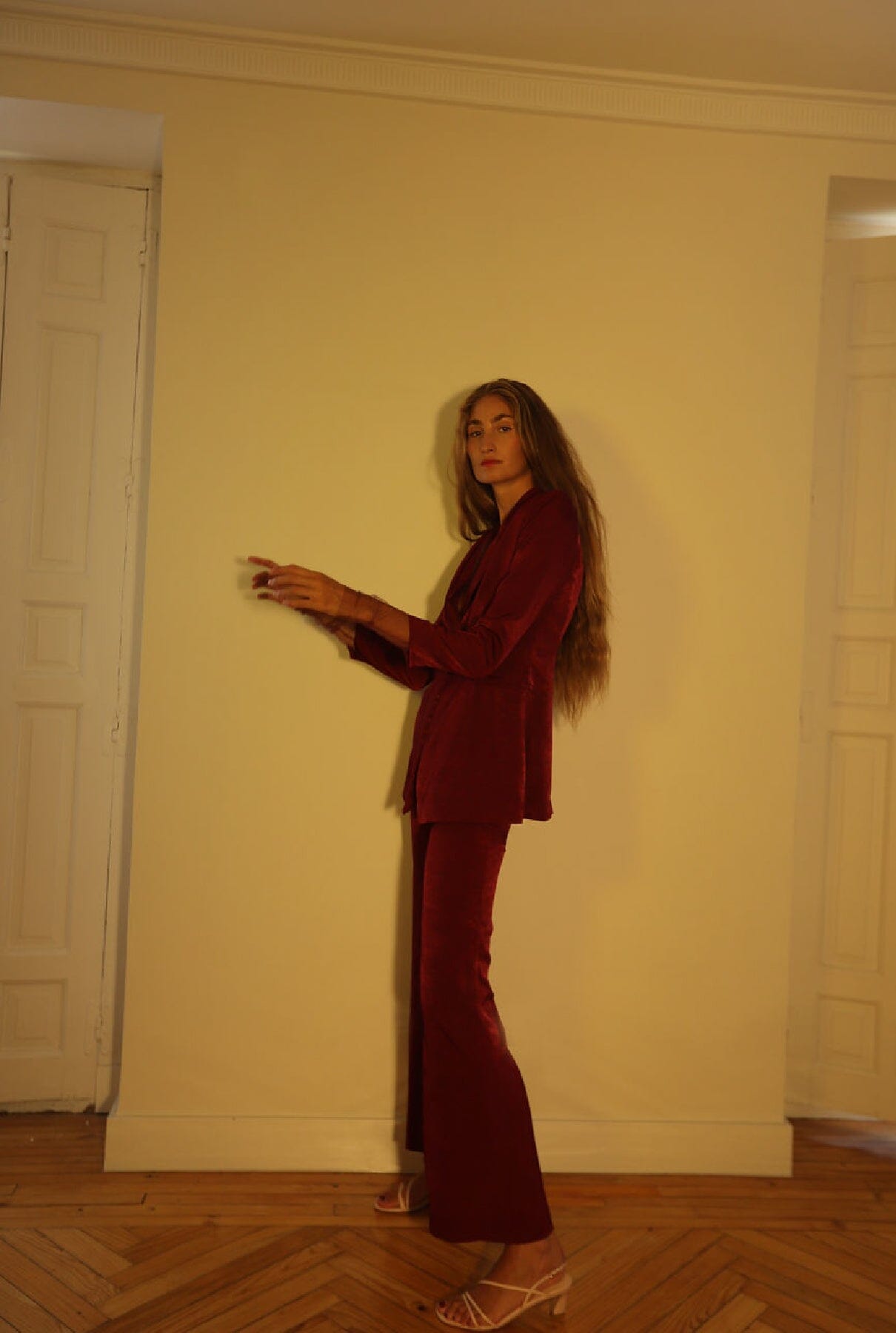 Previo Caryl satin pants