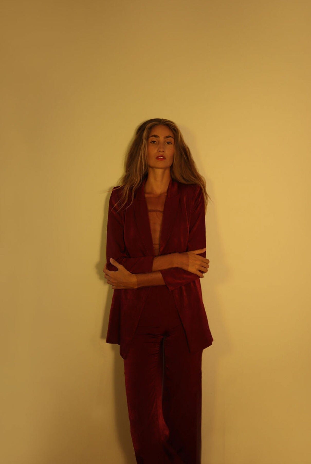 Previo Caryl satin pants