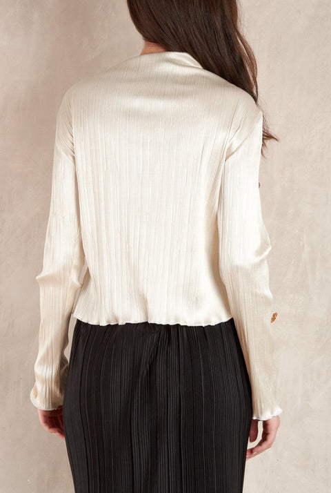 Previo Pleated top