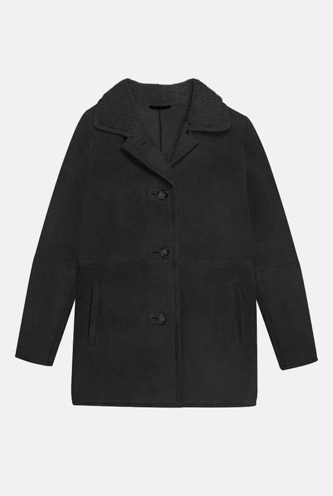 Prue Coat Negro