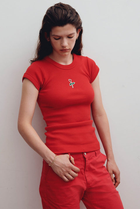 Red Short Tee