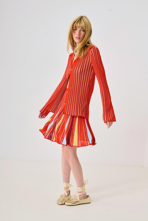Sicilia Cardigan Red