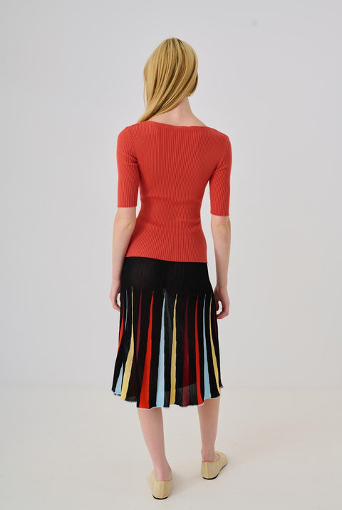 Sicilia Long skirt Black