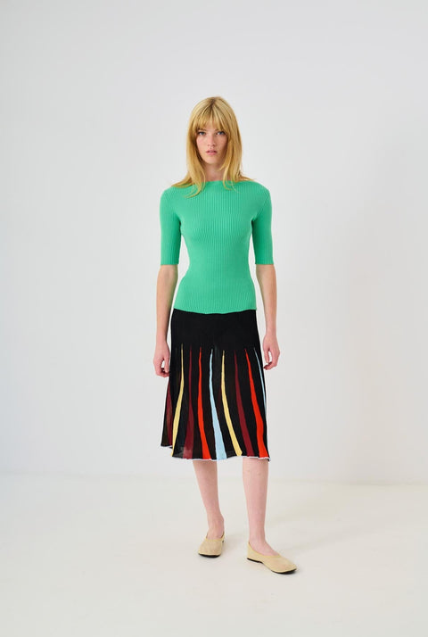 Sicilia Long skirt Black