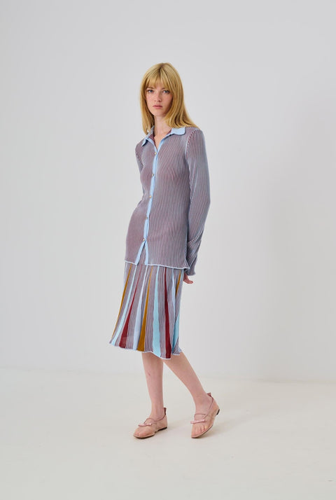 Sicilia Long skirt Blue