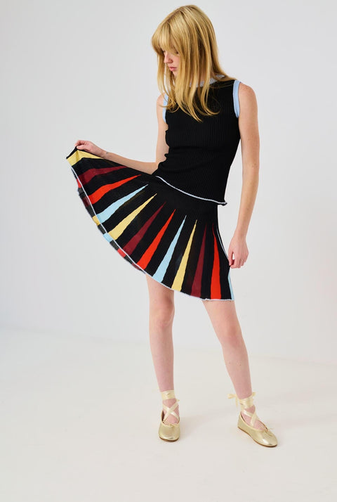 Sicilia Mini-Skirt Black