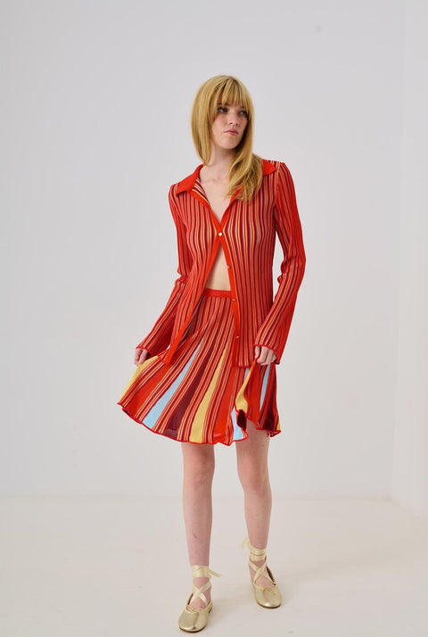 Sicilia Mini-Skirt Red