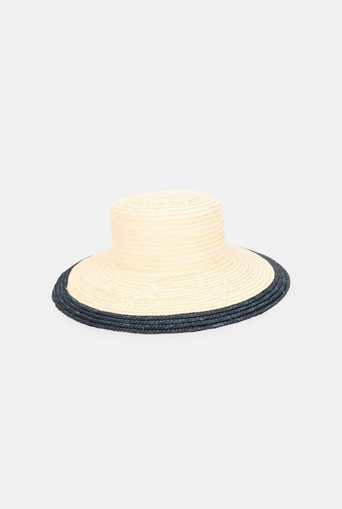 Sombrero Cuchi sisi blanco-negro