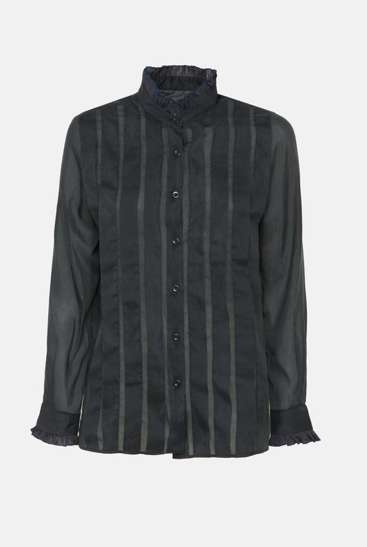 Sophie Navy Blouse