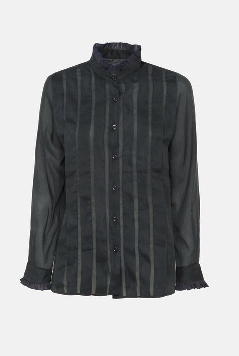 Sophie Navy Blouse
