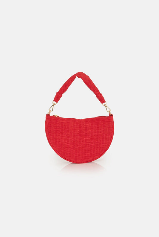 The Baby Gondola Raso Plisé red