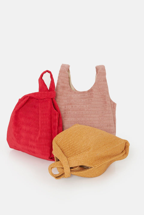 The baby julia bag Raso Plisé red