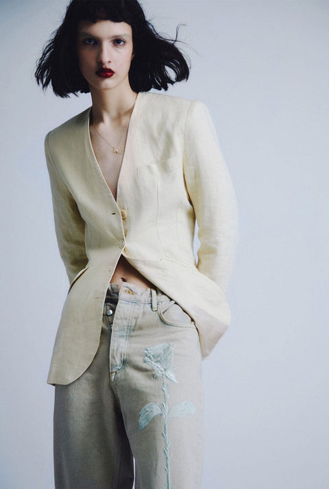 THE BEIGE ROSE JEANS LIMITED EDITION
