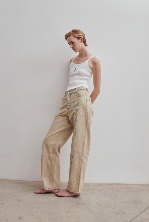 THE BEIGE ROSE JEANS LIMITED EDITION