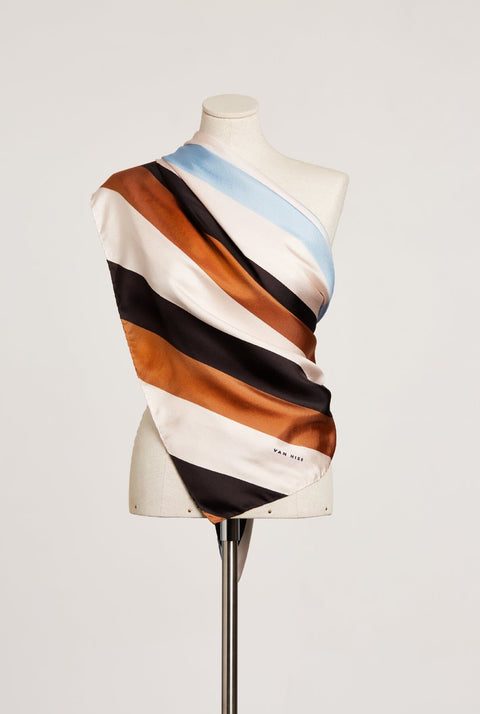 The Diagonal Scarf wrap /  bone