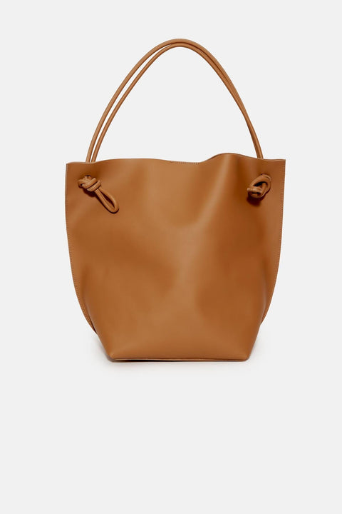 The ELENA Bag. Piel vacuno color MOKA